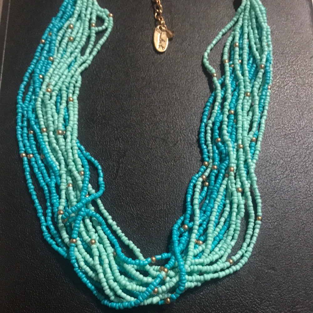 Julio b. Designer micro beaded necklace